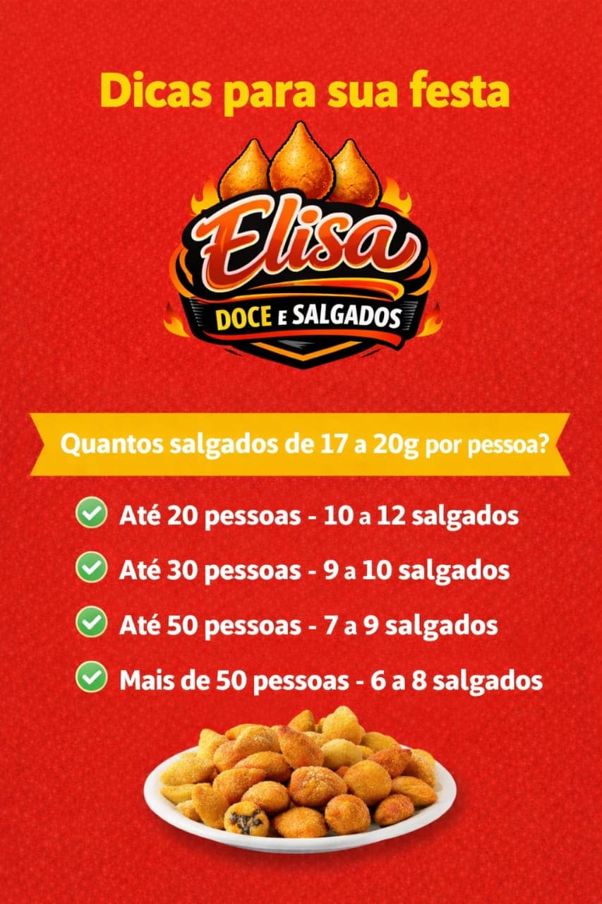 Dicas para sua festa